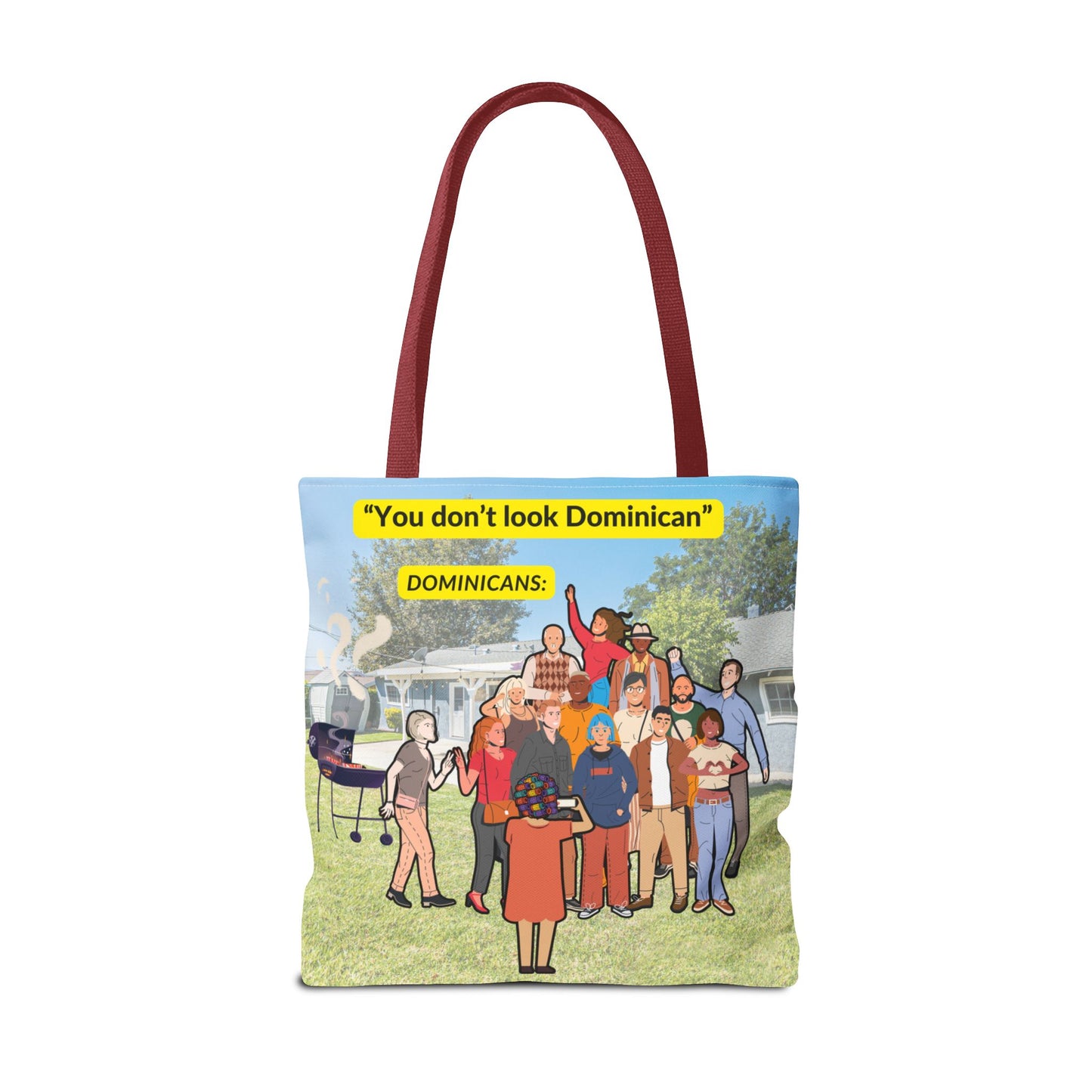 "You Don’t Look Dominican" – Tote Bag Celebrating Dominican Diversity