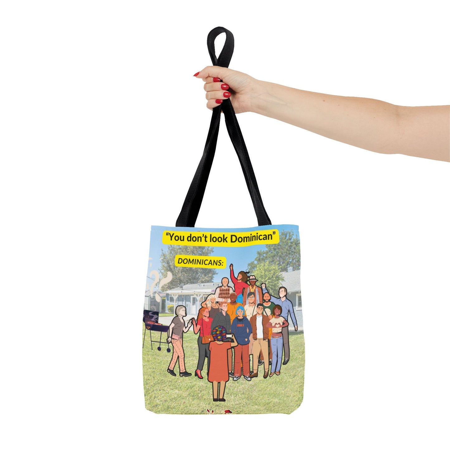"You Don’t Look Dominican" – Tote Bag Celebrating Dominican Diversity