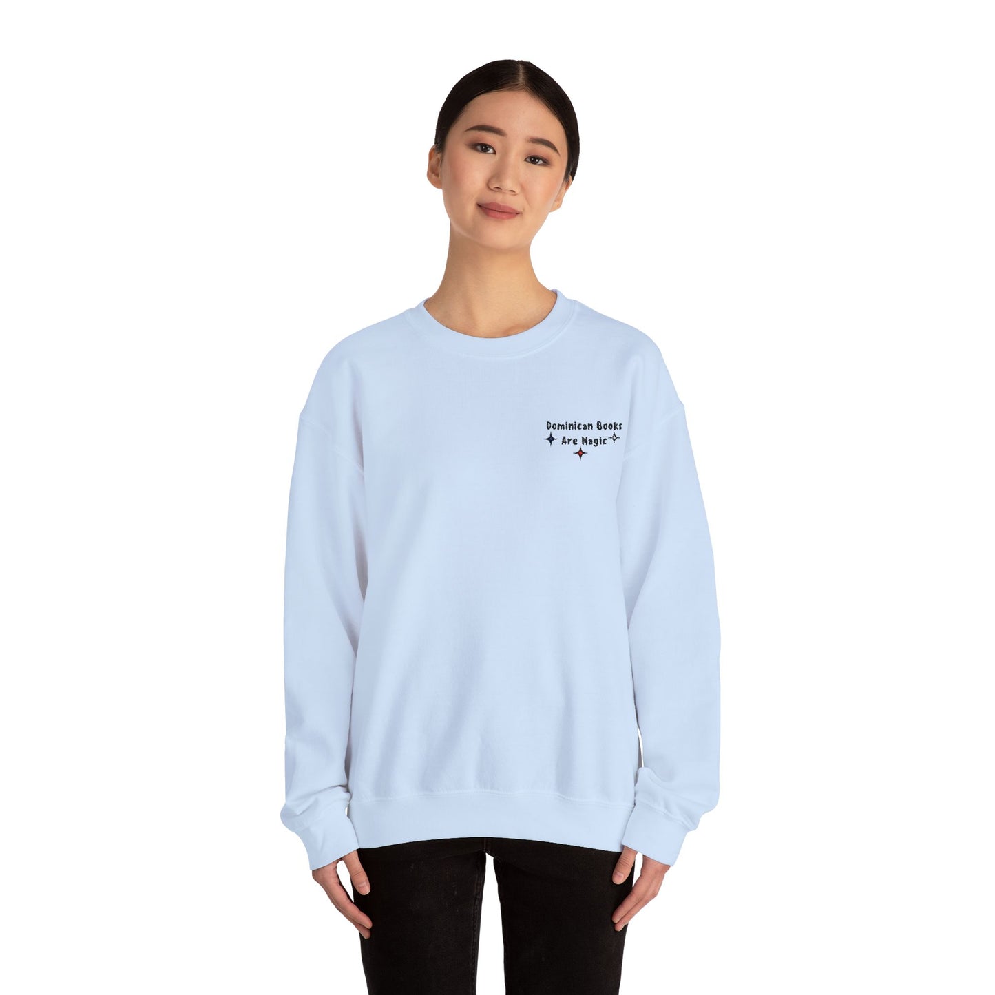 Dominican Books Are Magic Unisex Embroidered Sweatshirt