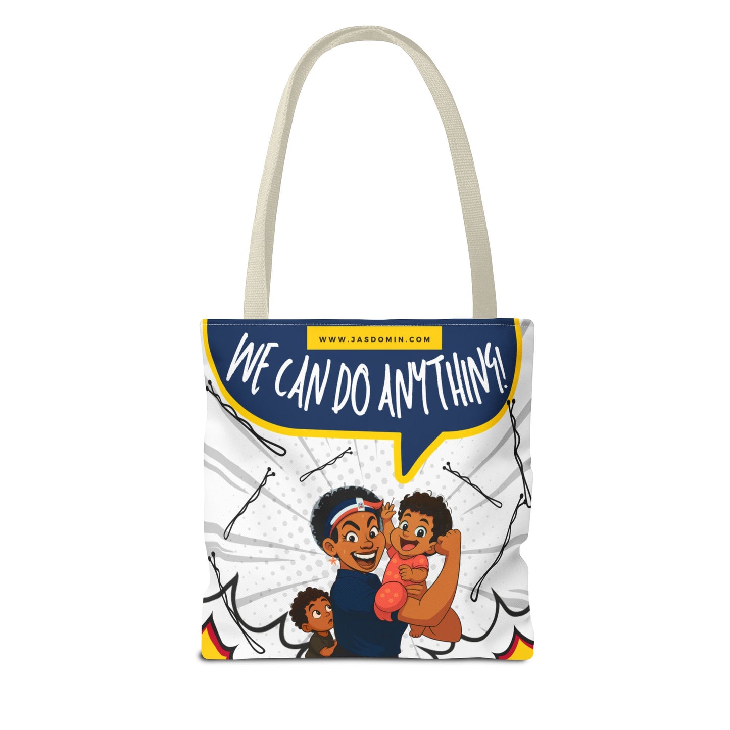 "We Can Do Anything / ¡Claro que se puede!" – Dominican Mom Power Tote Bag