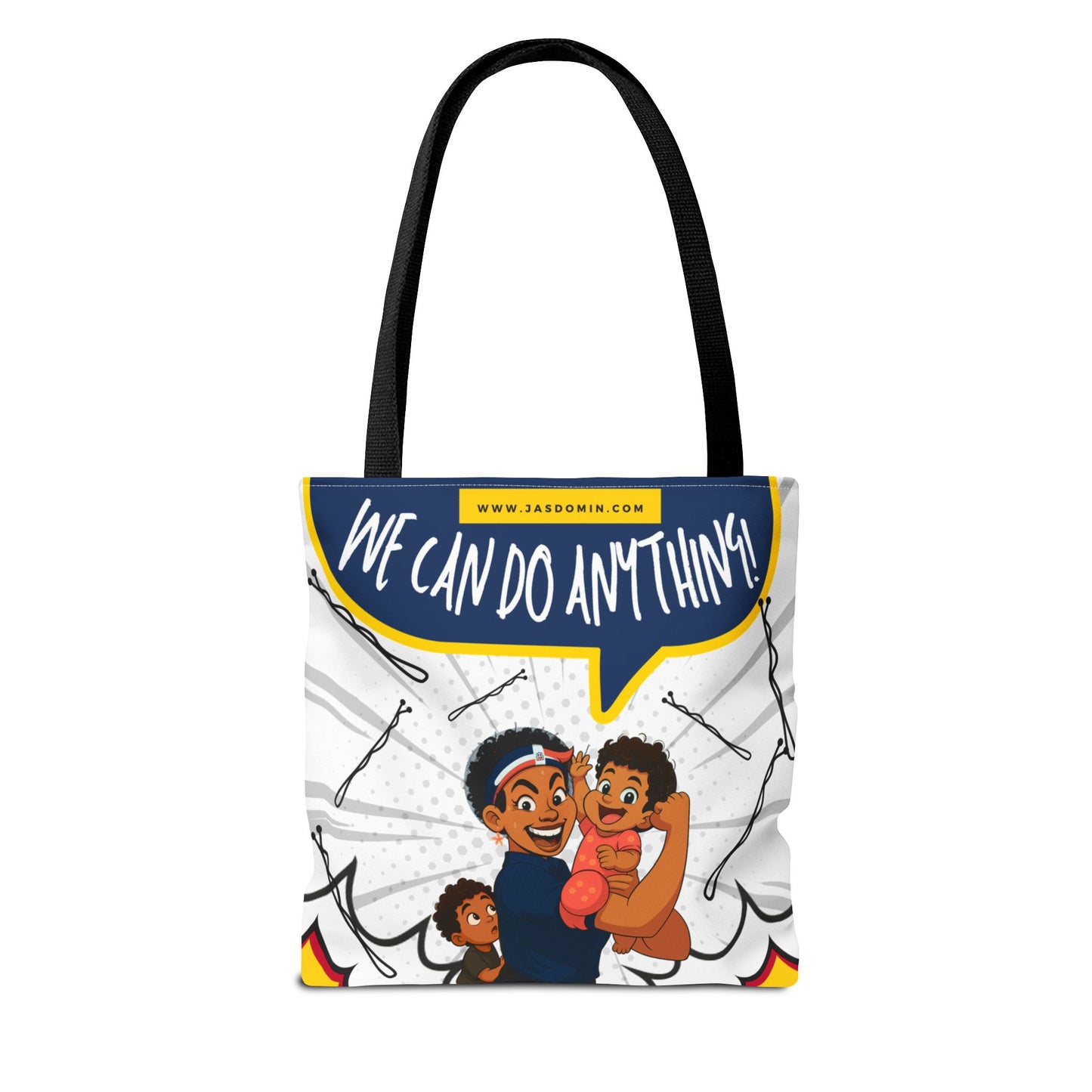 "We Can Do Anything / ¡Claro que se puede!" – Dominican Mom Power Tote Bag