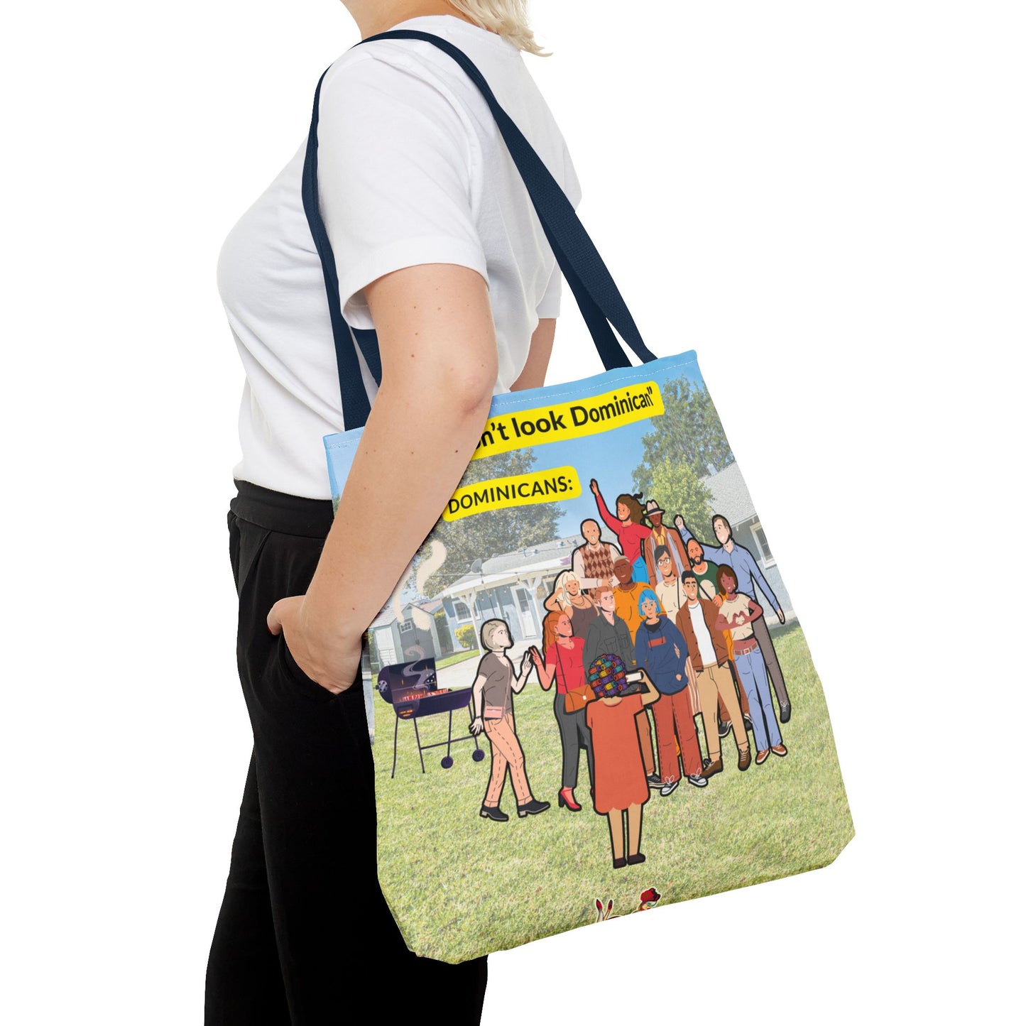 "You Don’t Look Dominican" – Tote Bag Celebrating Dominican Diversity