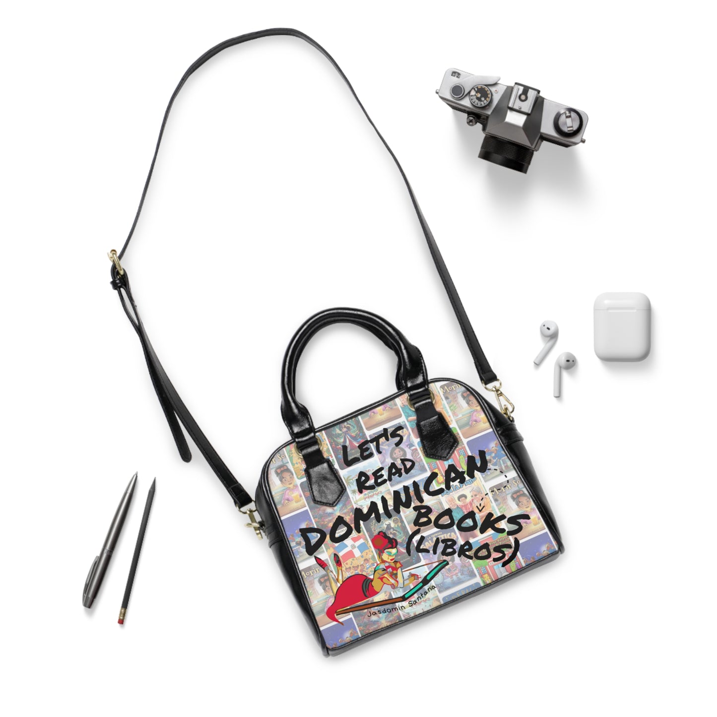 "Let’s Read Dominican Libros" Shoulder Bag – Support Dominican Literature
