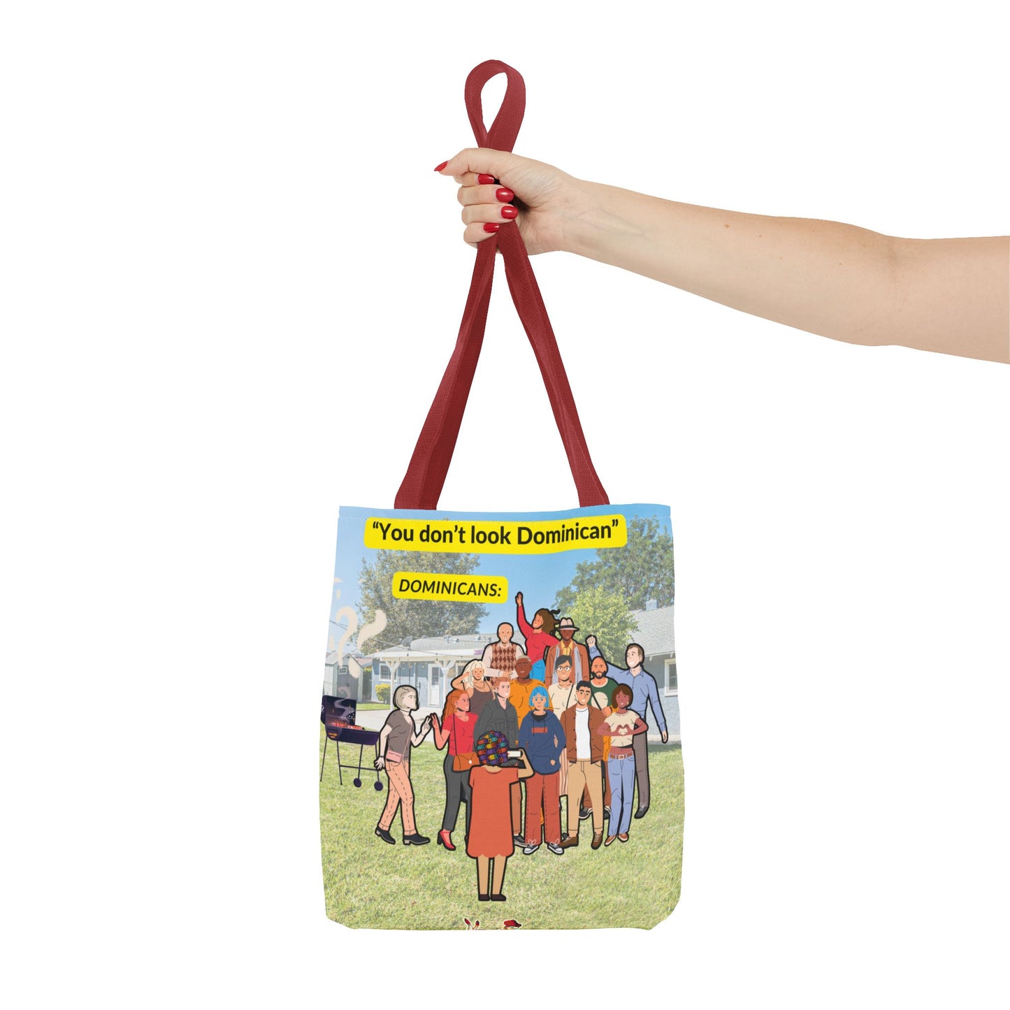 "You Don’t Look Dominican" – Tote Bag Celebrating Dominican Diversity