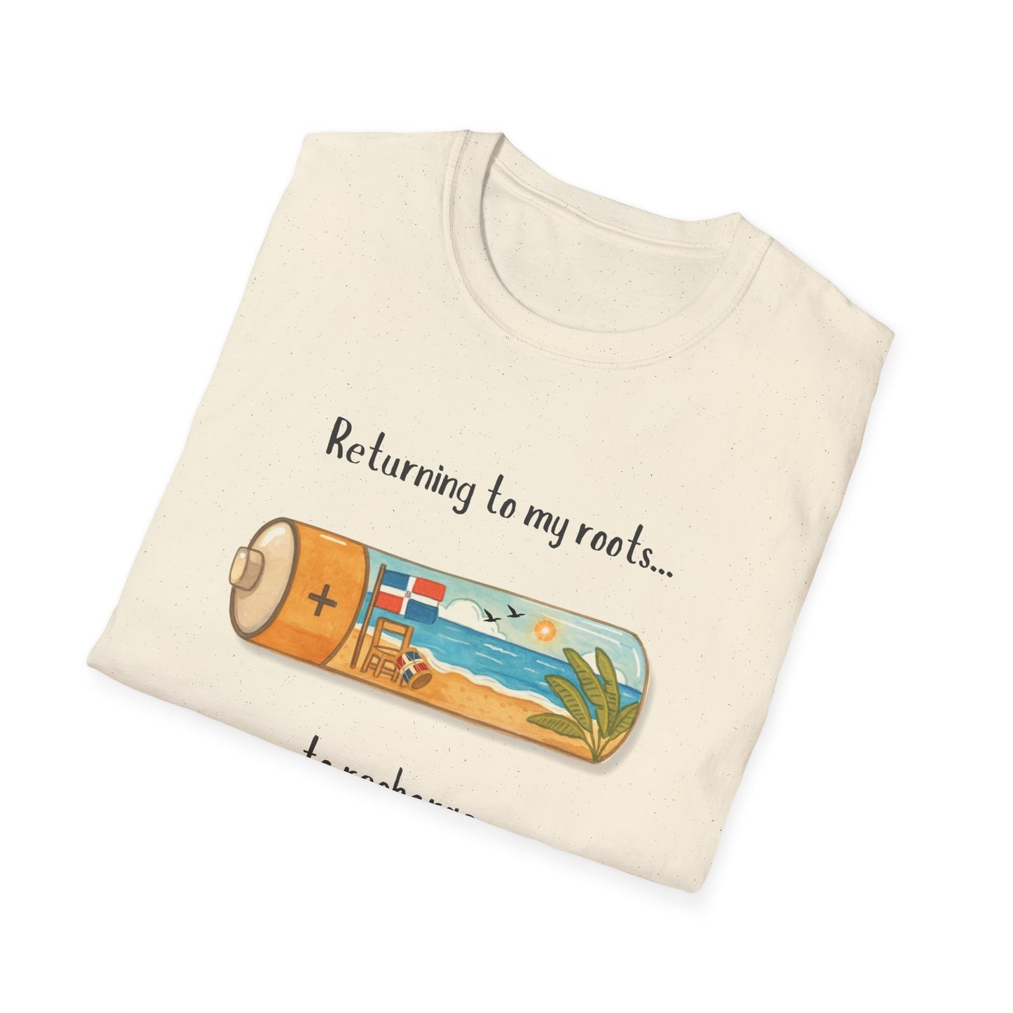 "Returning to My Roots" Unisex Softstyle Dominican T-Shirt