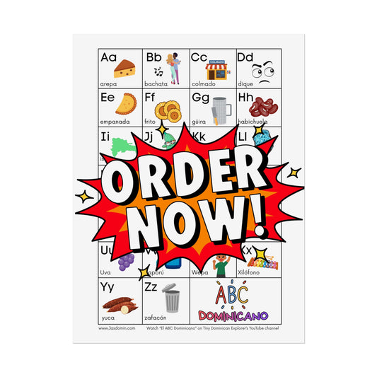 El ABC Dominicano – Physical Poster
