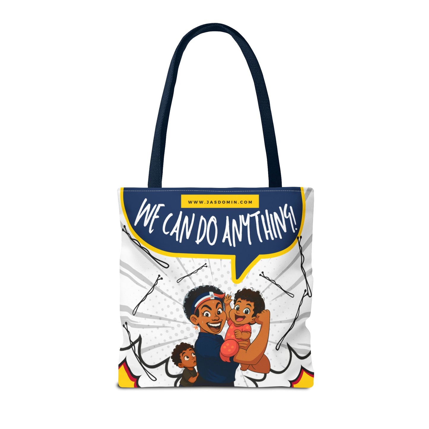 "We Can Do Anything / ¡Claro que se puede!" – Dominican Mom Power Tote Bag
