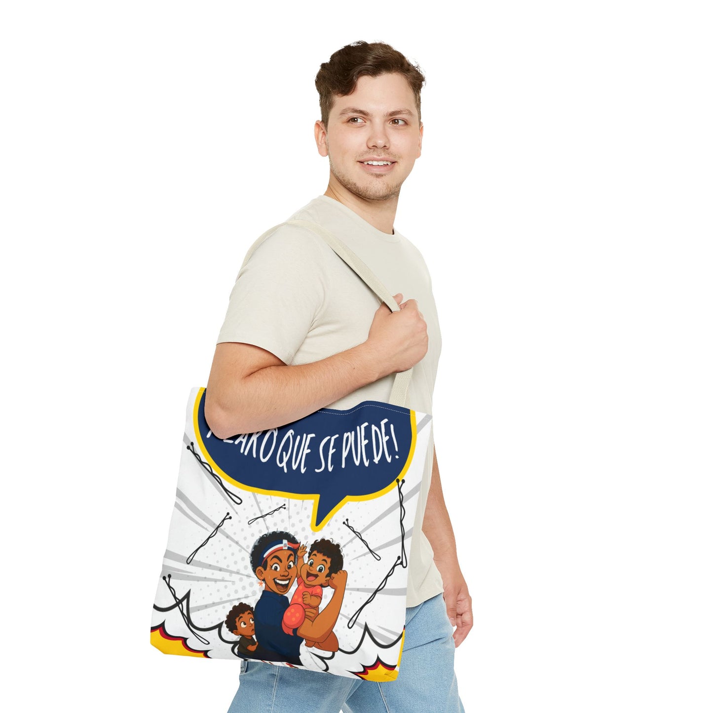 "We Can Do Anything / ¡Claro que se puede!" – Dominican Mom Power Tote Bag