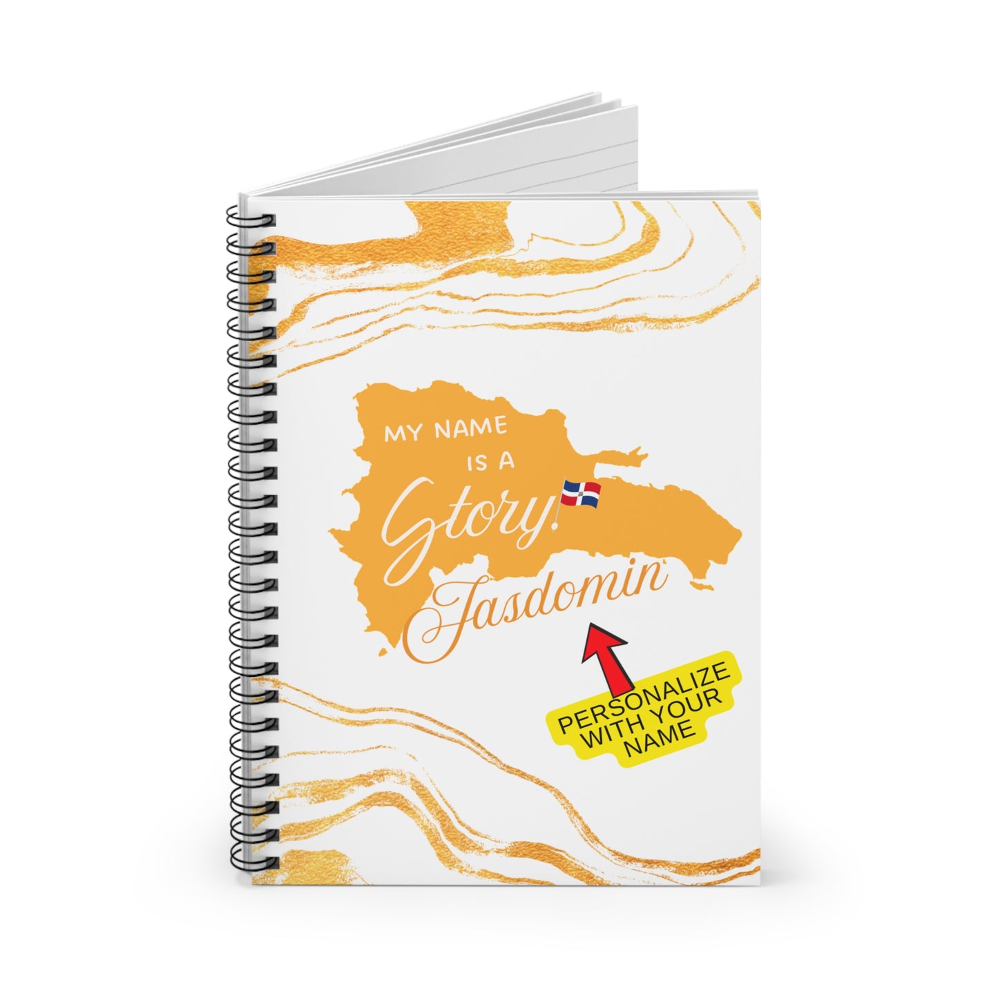 My Name is a Story – PERSONALIZED NOTEBOOK