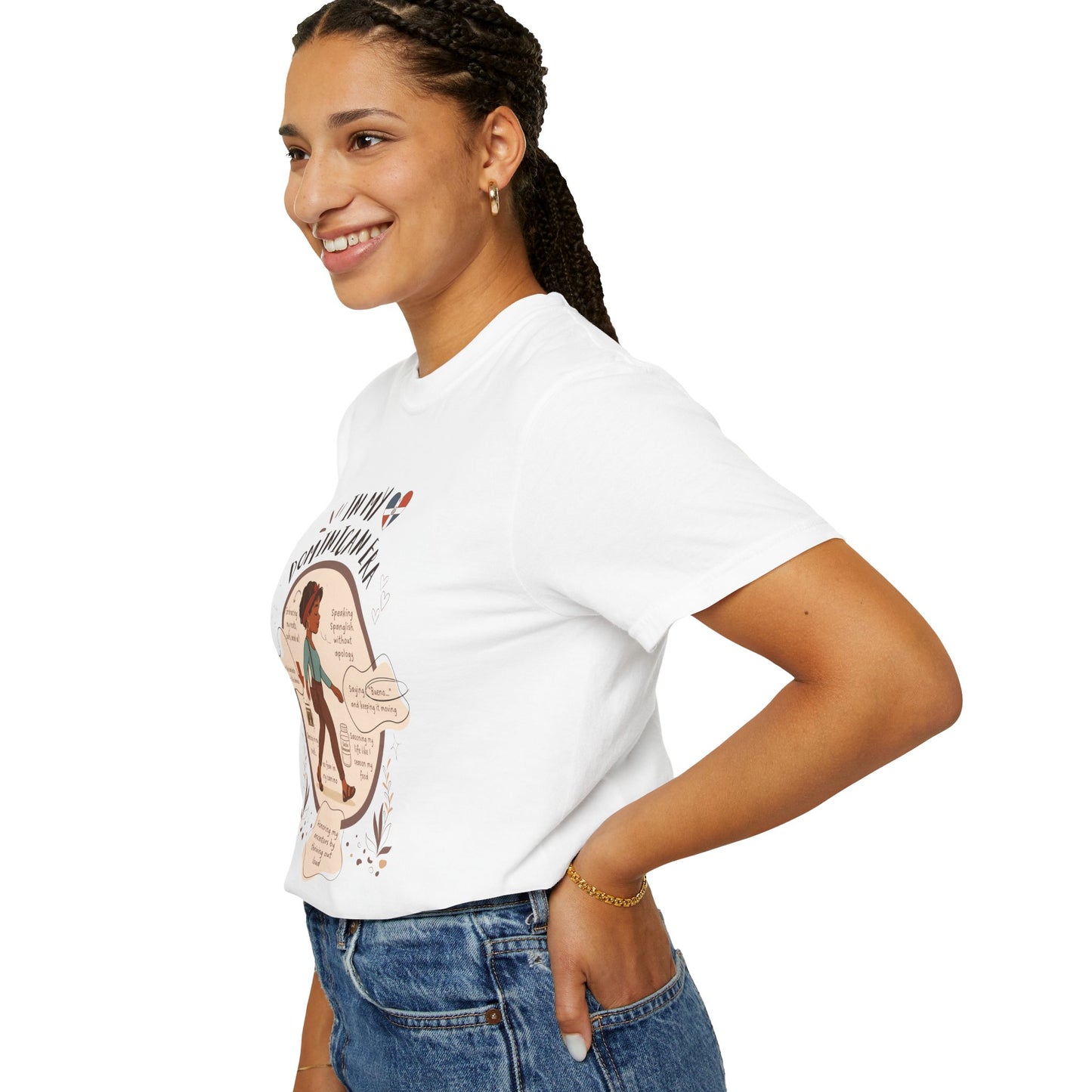 In My Dominican Era T-Shirt, Unisex Garment-Dyed Tee, Cultural Pride Shirt, Gift for Her, Celebrating Roots,