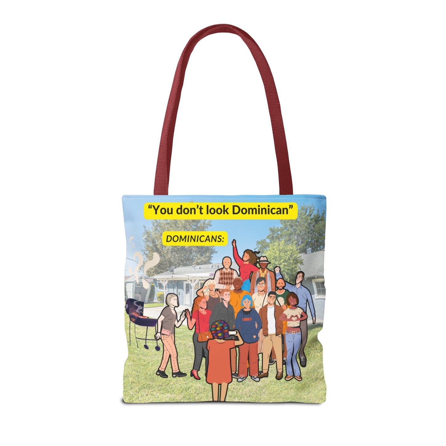 "You Don’t Look Dominican" – Tote Bag Celebrating Dominican Diversity