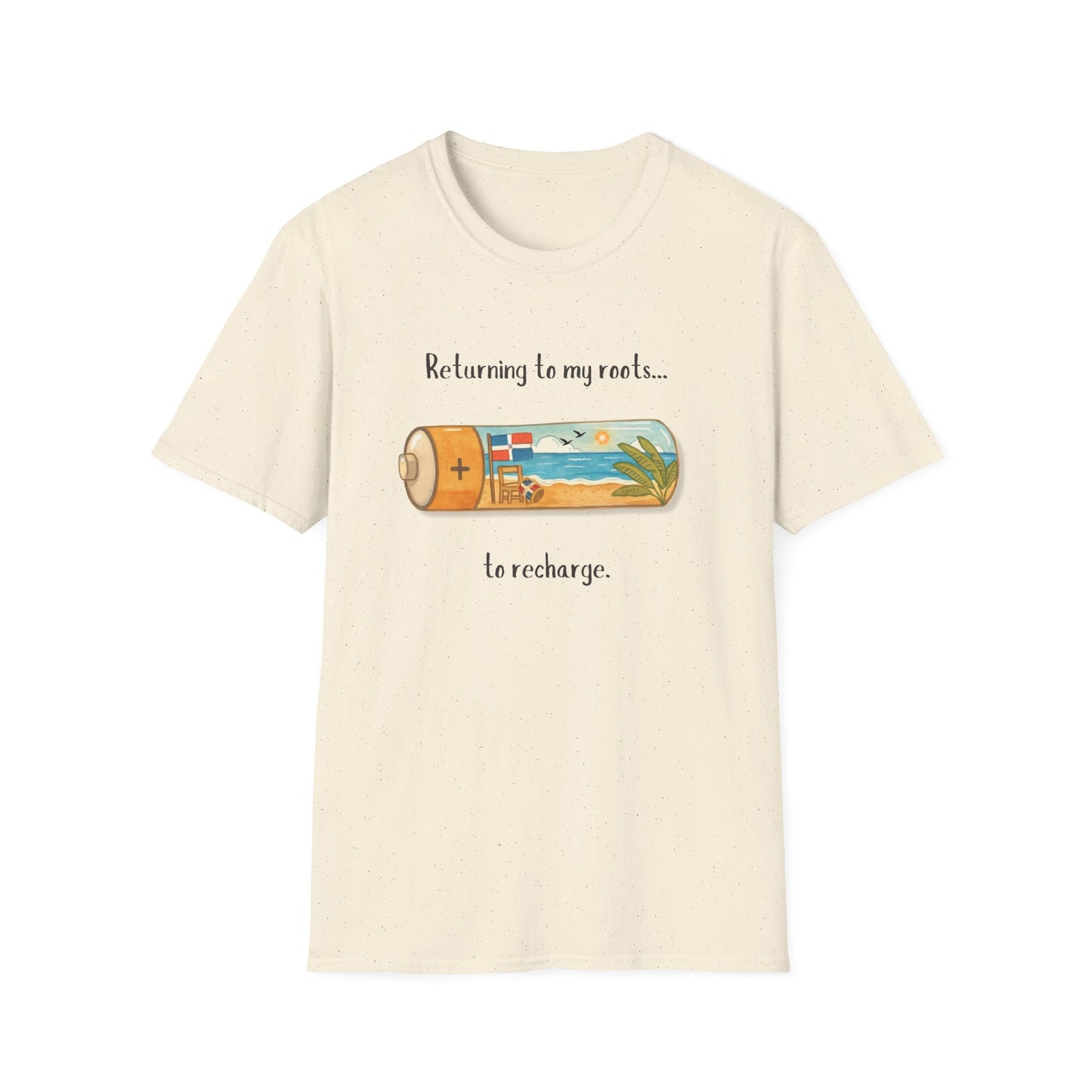 "Returning to My Roots" Unisex Softstyle Dominican T-Shirt