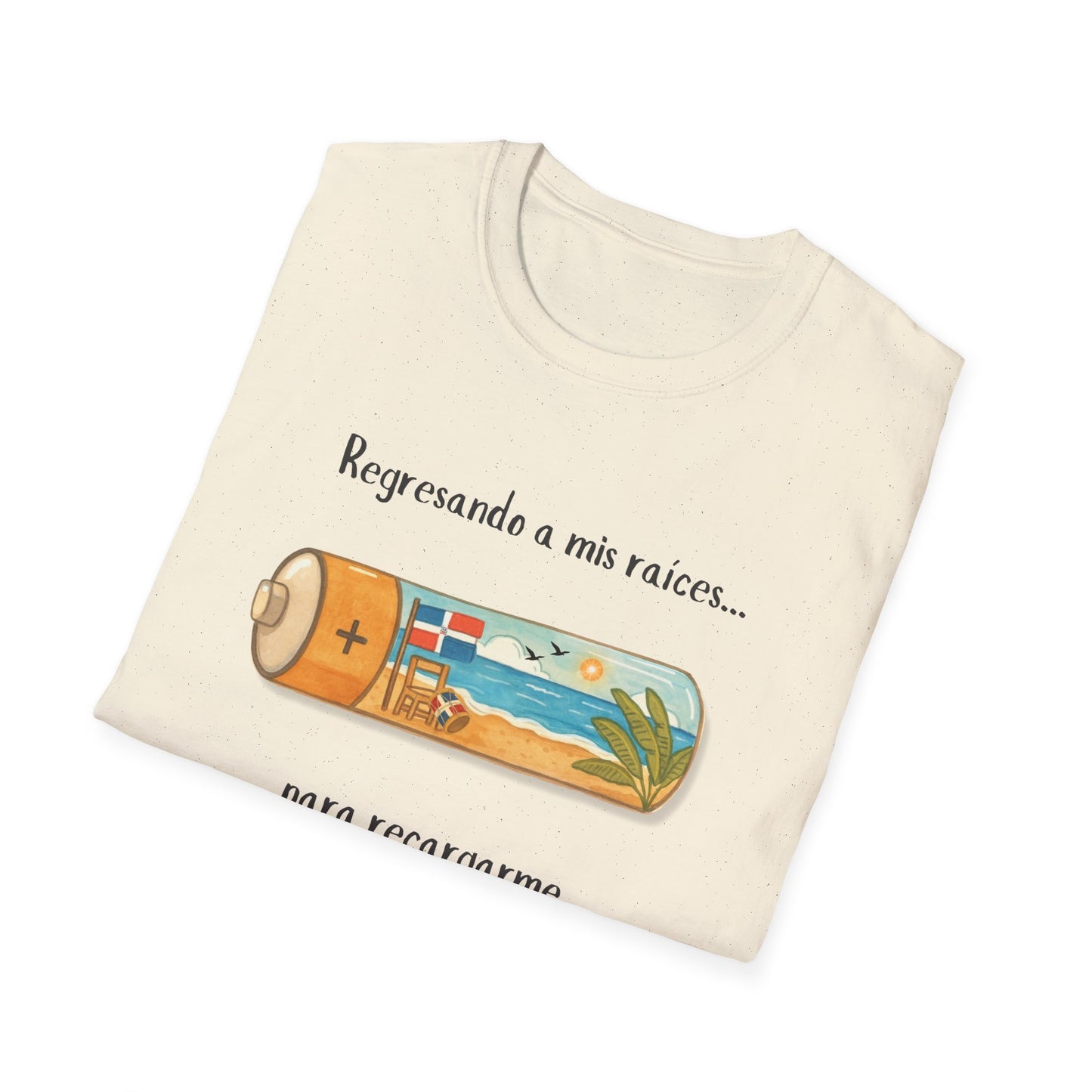 "Regresando a mis raíces…" Unisex Softstyle Dominican T-Shirt