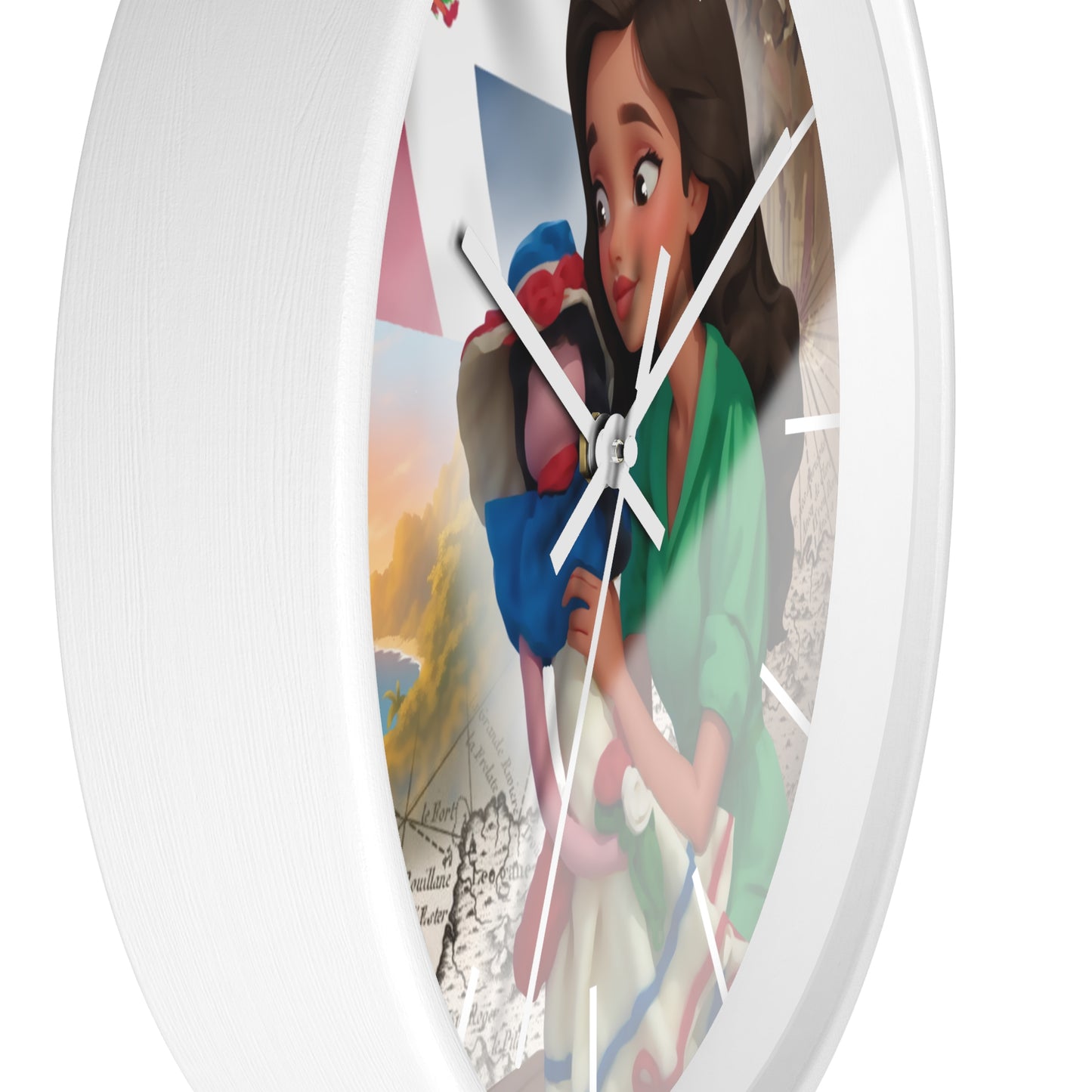 Cultural Elegance Wall Clock – Bella and the Faceless Doll