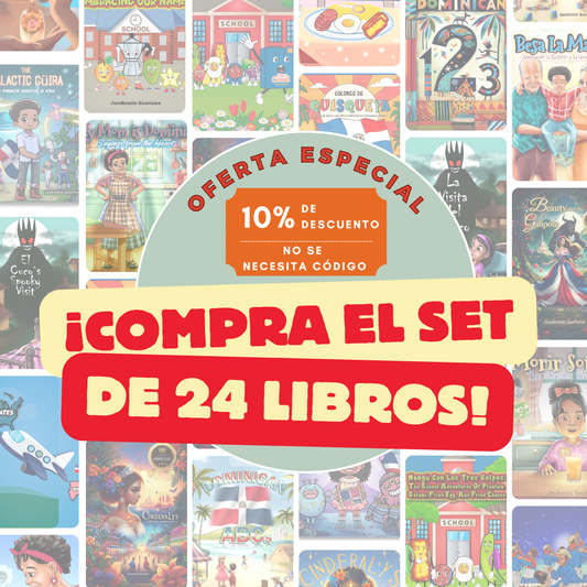 Paquete: 24 libros Descuento 10% (Todos los libros)