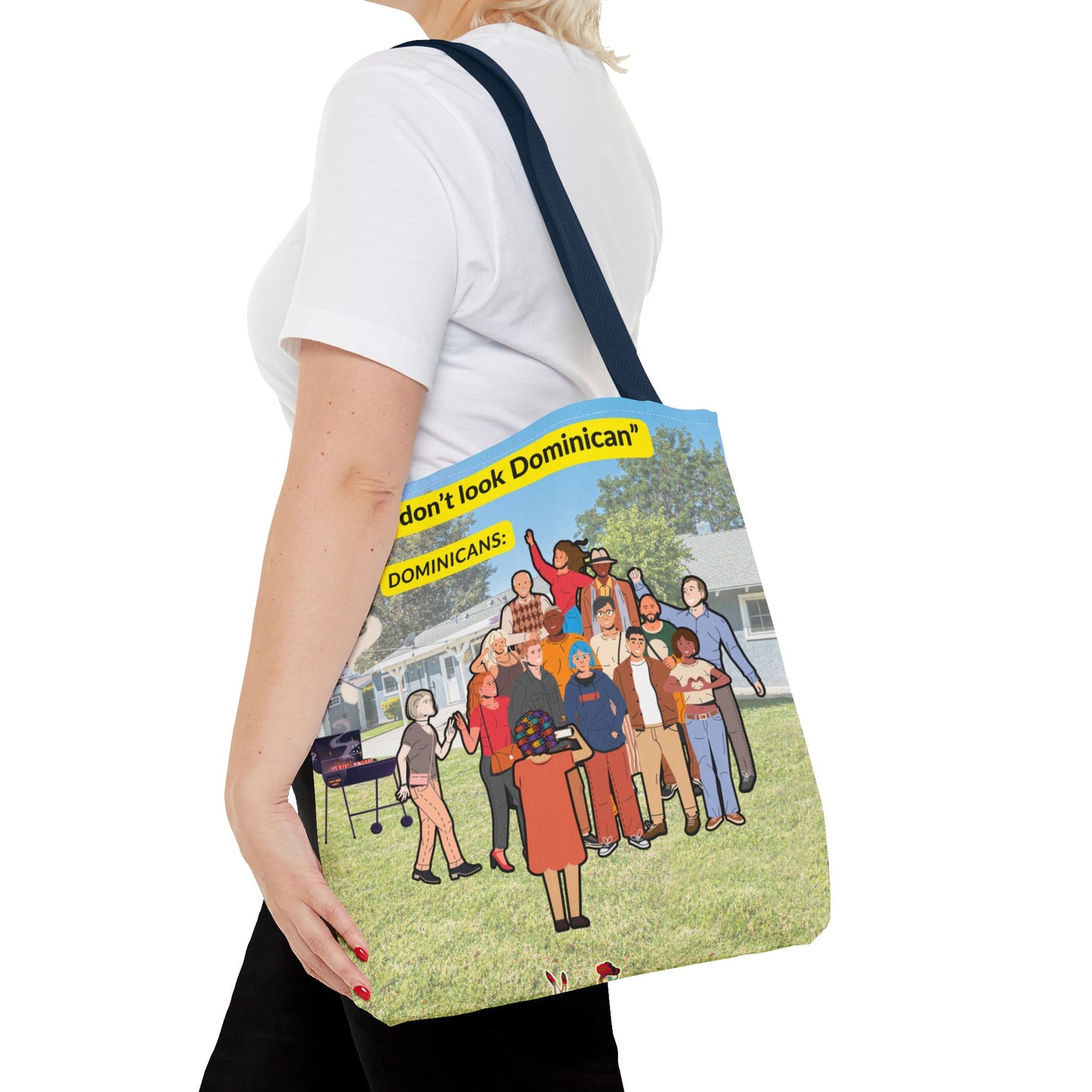 "You Don’t Look Dominican" – Tote Bag Celebrating Dominican Diversity