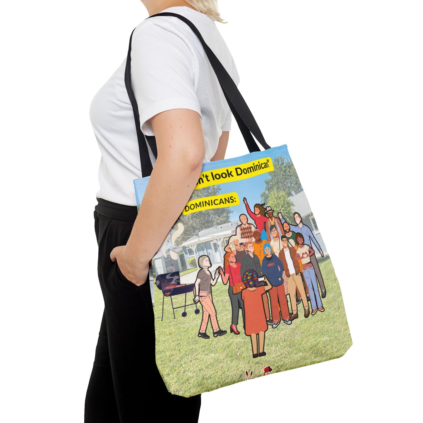 "You Don’t Look Dominican" – Tote Bag Celebrating Dominican Diversity