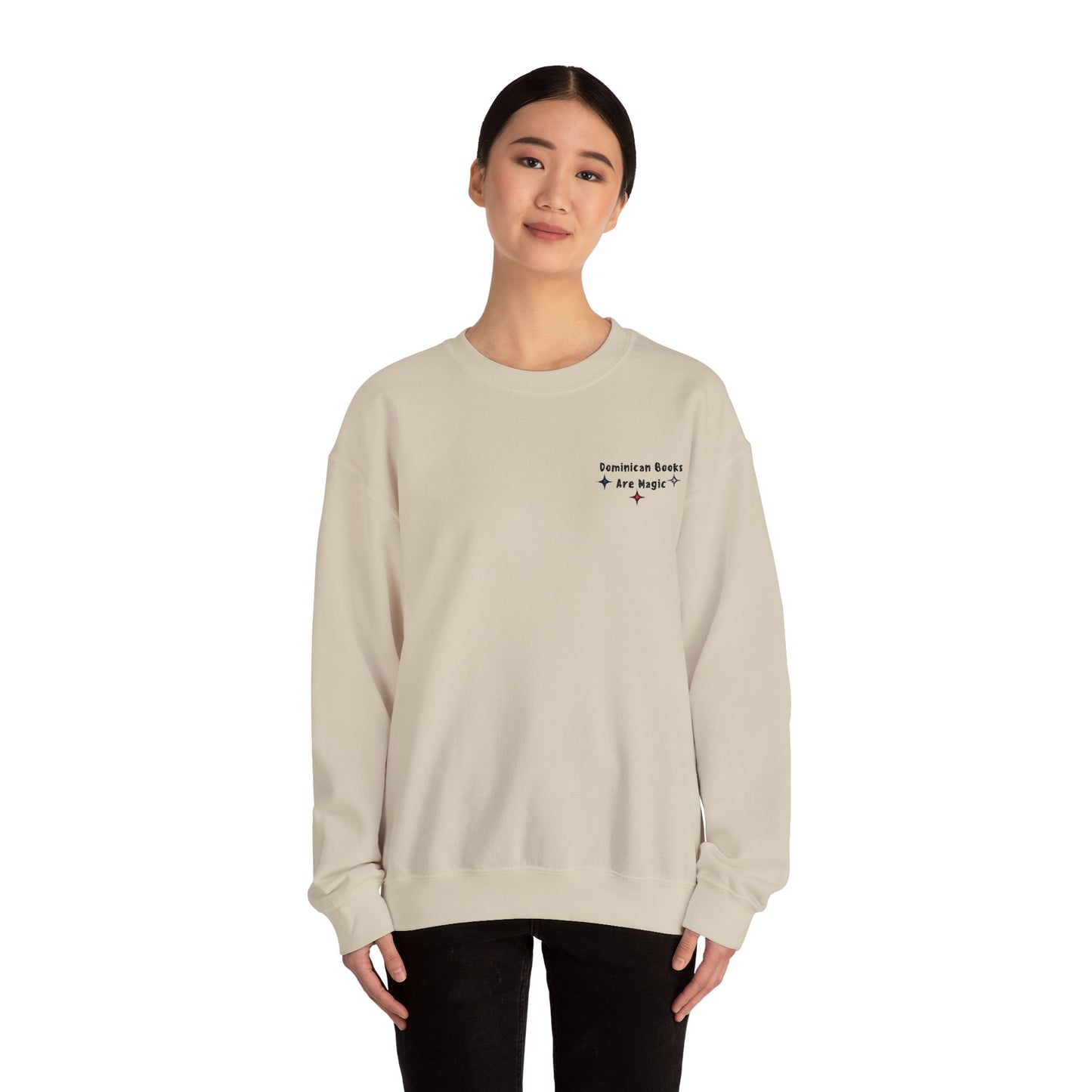 Dominican Books Are Magic Unisex Embroidered Sweatshirt