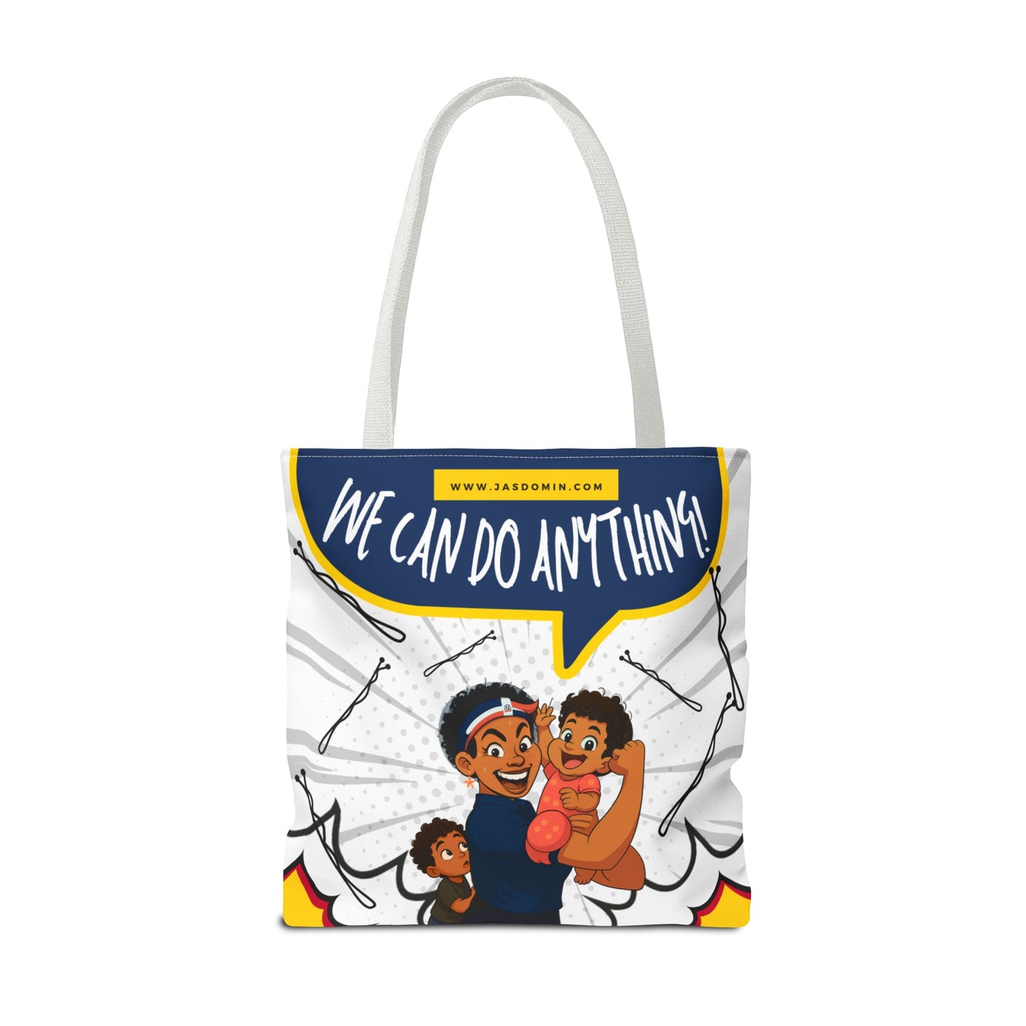 "We Can Do Anything / ¡Claro que se puede!" – Dominican Mom Power Tote Bag