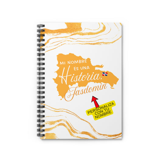 Mi Nombre Es Una Historia – CUADERNO PERSONALIZADO