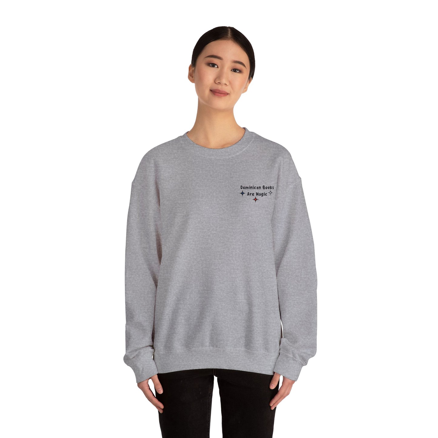 Dominican Books Are Magic Unisex Embroidered Sweatshirt