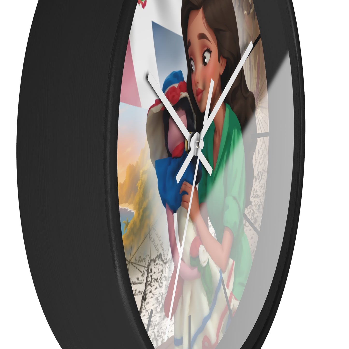 Cultural Elegance Wall Clock – Bella and the Faceless Doll