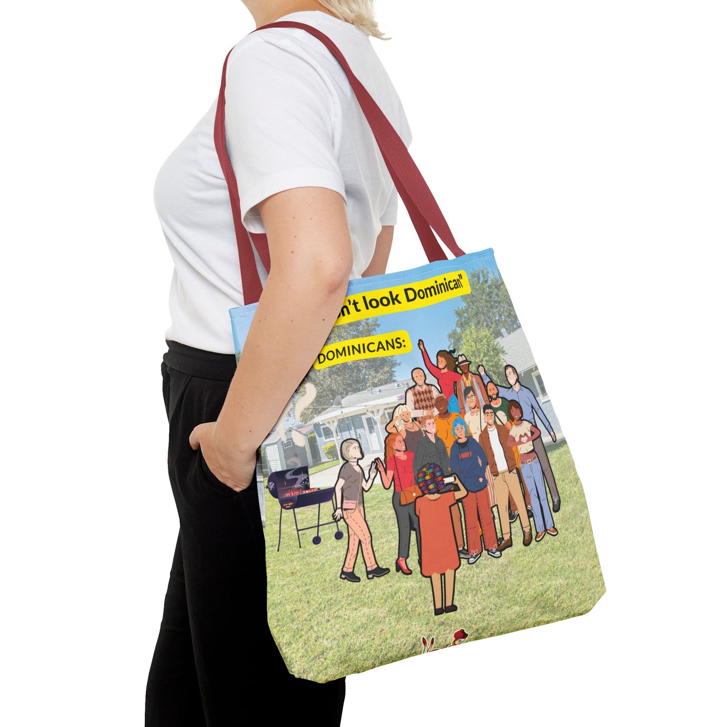 "You Don’t Look Dominican" – Tote Bag Celebrating Dominican Diversity