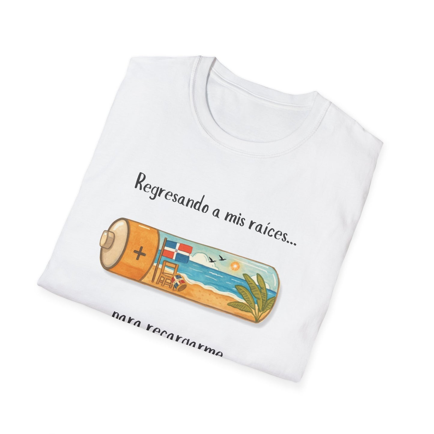 "Regresando a mis raíces…" Unisex Softstyle Dominican T-Shirt