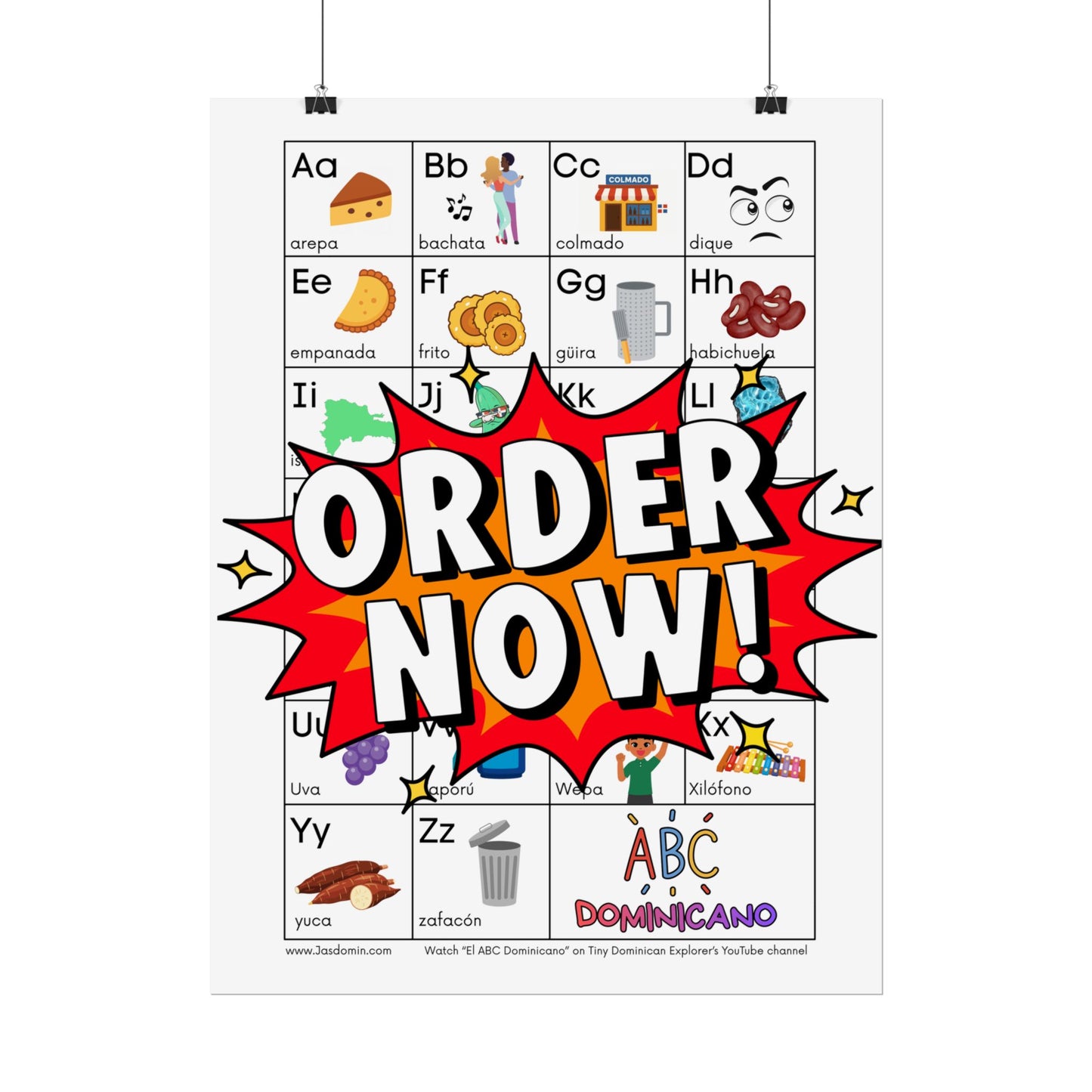 El ABC Dominicano – Physical Poster