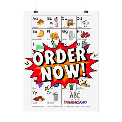 El ABC Dominicano – Physical Poster