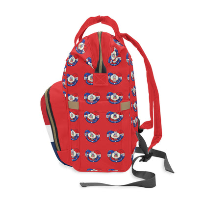 Dominican Flag Diaper Backpack