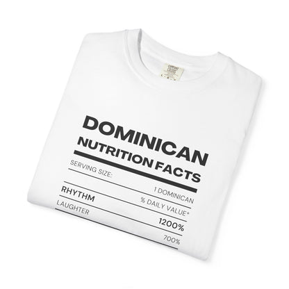 Dominican Nutrition Facts T-Shirt