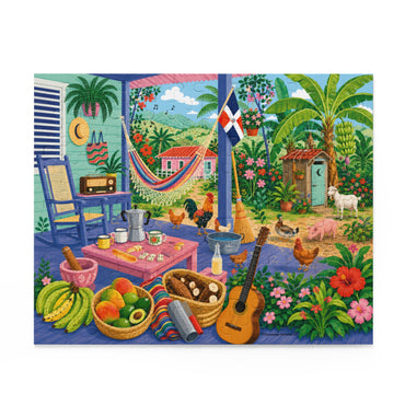 Cozy Dominican Campo Afternoon Puzzle (500 pcs)