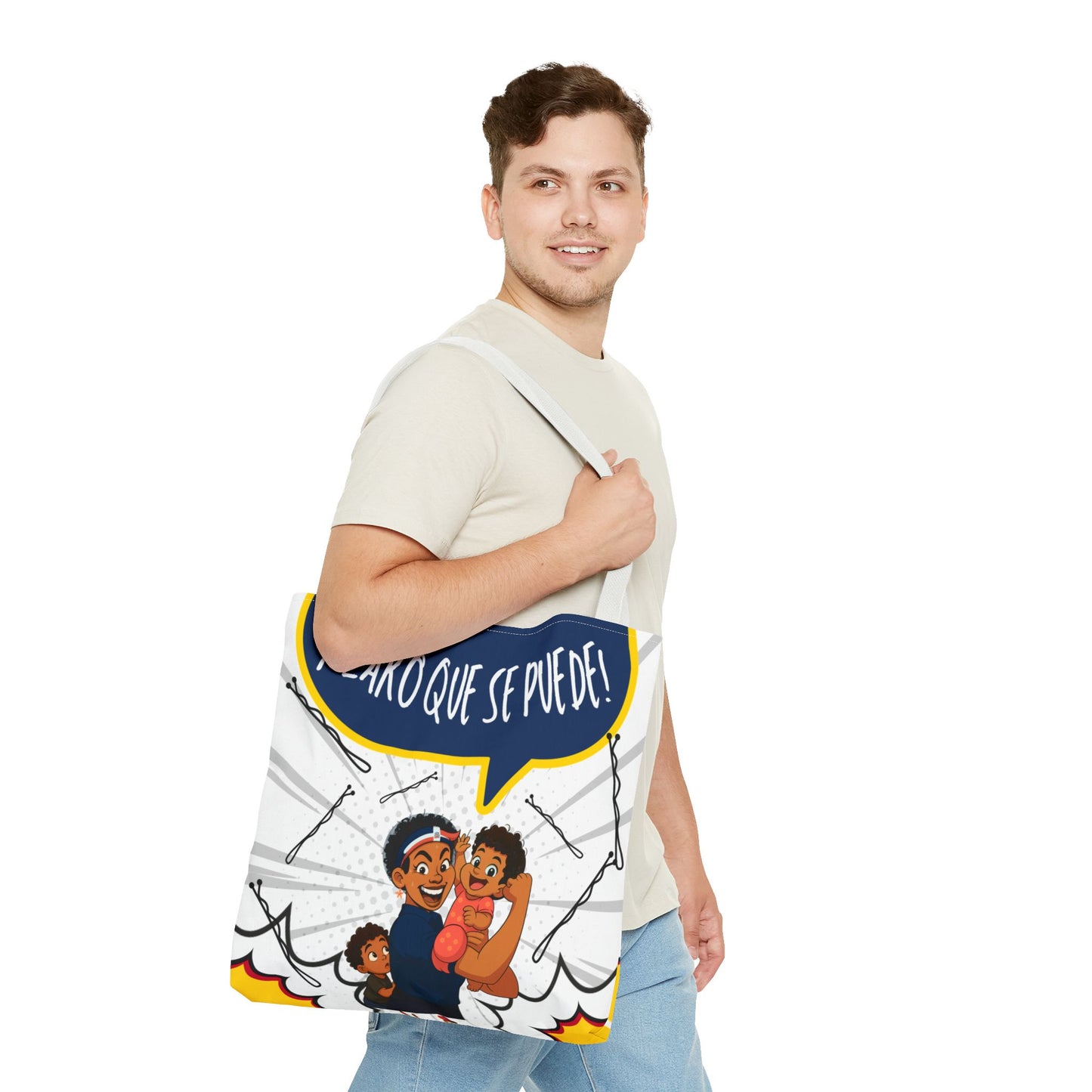 "We Can Do Anything / ¡Claro que se puede!" – Dominican Mom Power Tote Bag