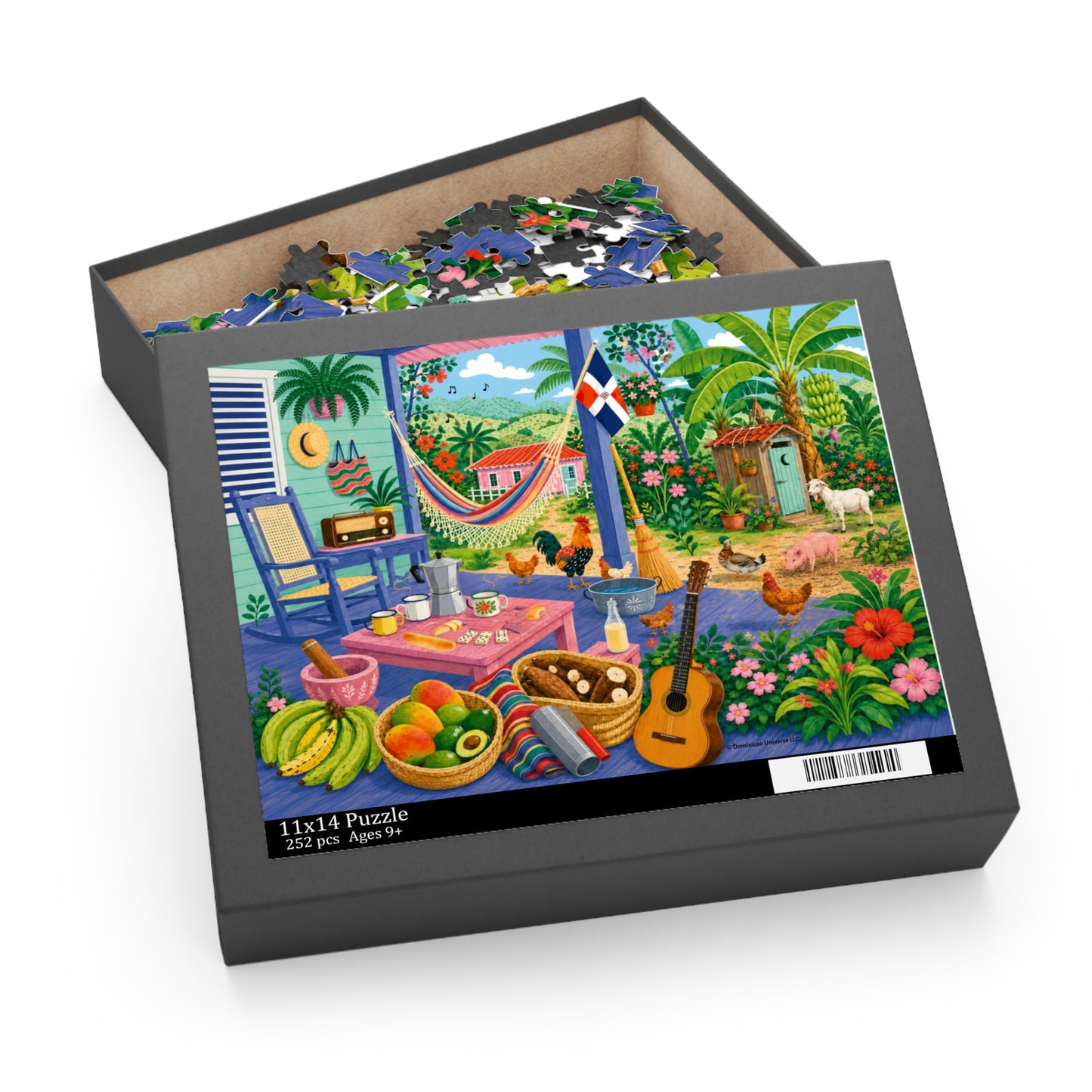 Cozy Dominican Campo Afternoon Puzzle (120 to 500 pcs)