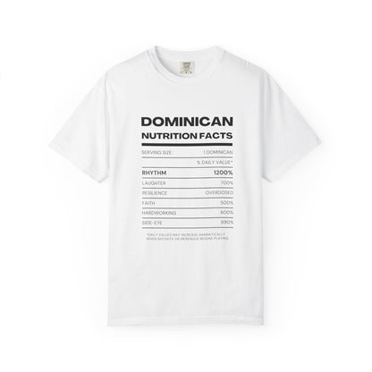 Dominican Nutrition Facts T-Shirt