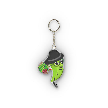Platanito Valentine Day Mini Plush Keychain — Cute Platano Bouquet Accessory