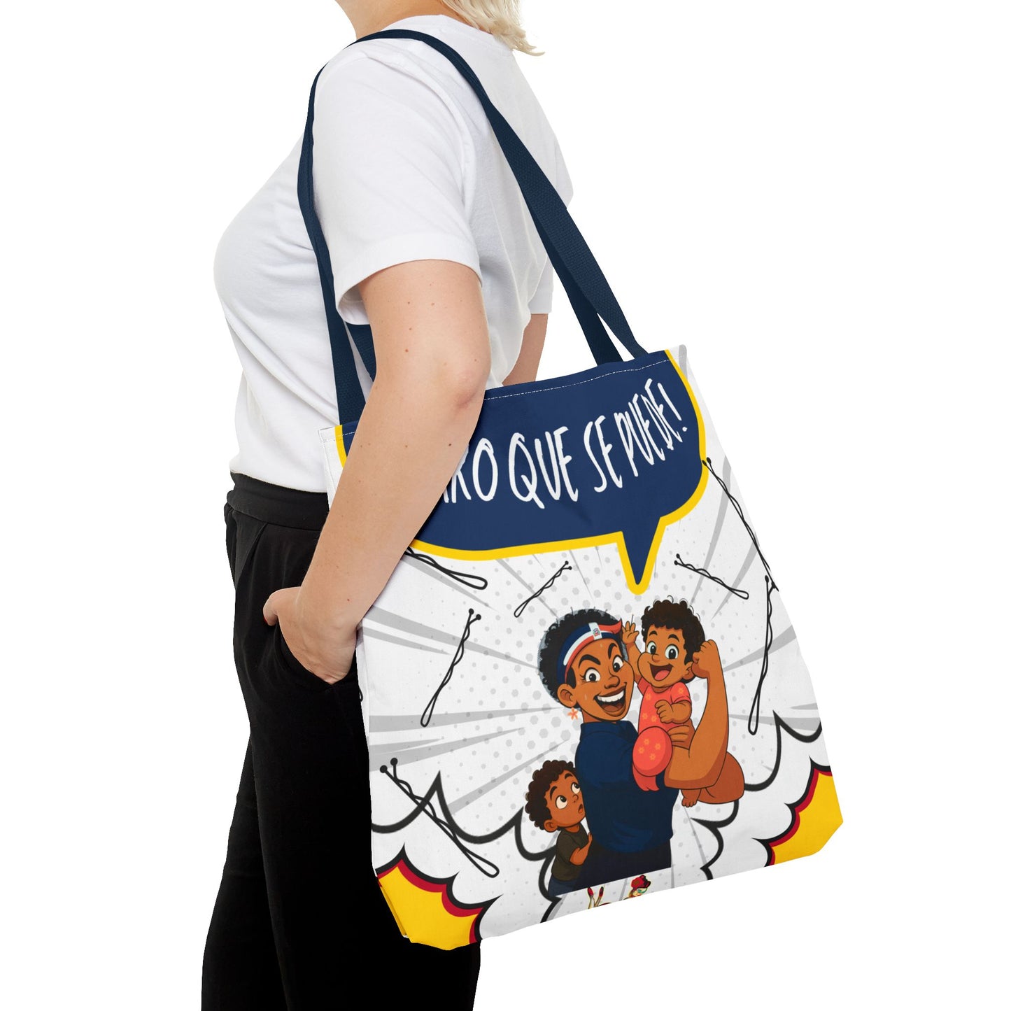 "We Can Do Anything / ¡Claro que se puede!" – Dominican Mom Power Tote Bag
