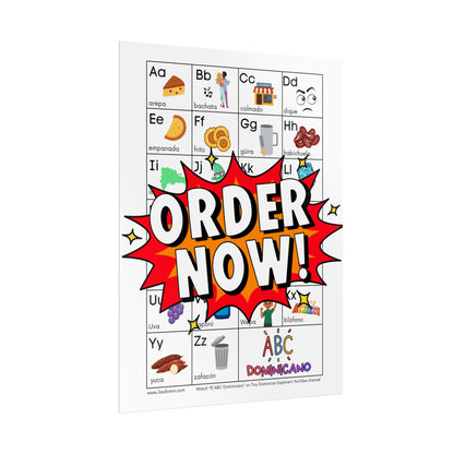 El ABC Dominicano – Physical Poster