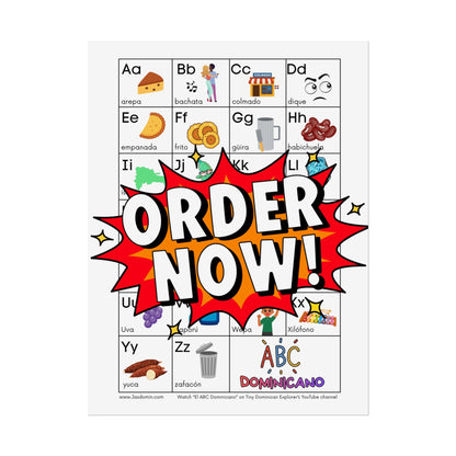 El ABC Dominicano – Physical Poster