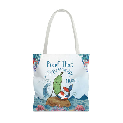 Proof that Platanos are Magic Tote Bag