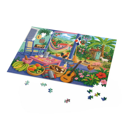 Cozy Dominican Campo Afternoon Puzzle (500 pcs)