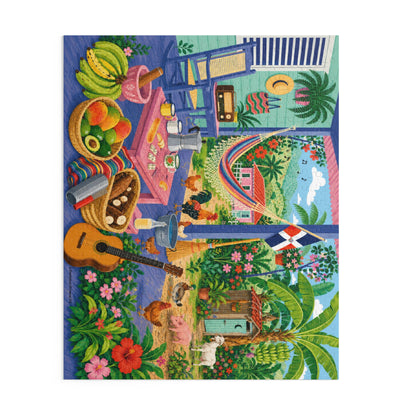 Cozy Dominican Campo Afternoon Puzzle (120 to 500 pcs)