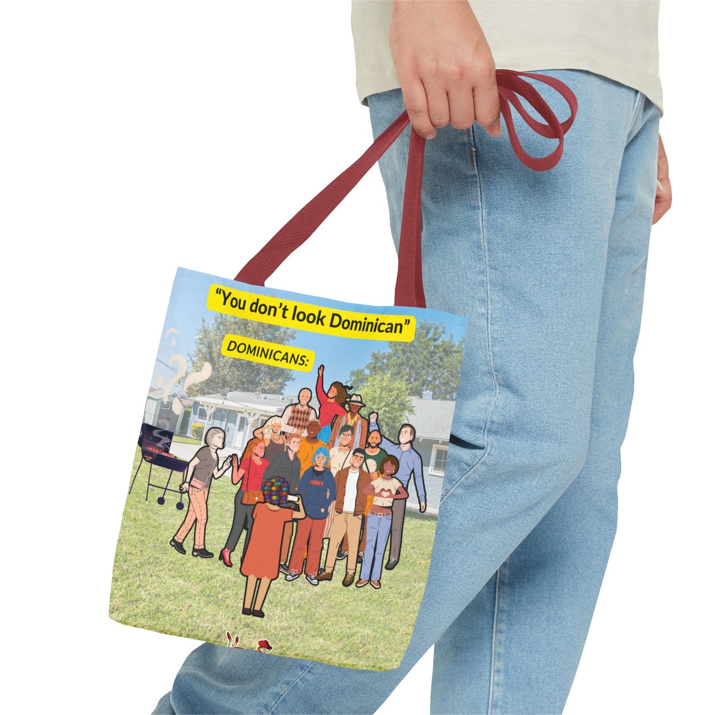 "You Don’t Look Dominican" – Tote Bag Celebrating Dominican Diversity