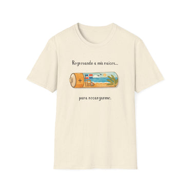 "Regresando a mis raíces…" Unisex Softstyle Dominican T-Shirt