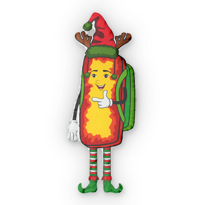 Holiday Fried Cheese Pillow Toy - Limited Edition Character from Mangú Con Los Tres Golpes