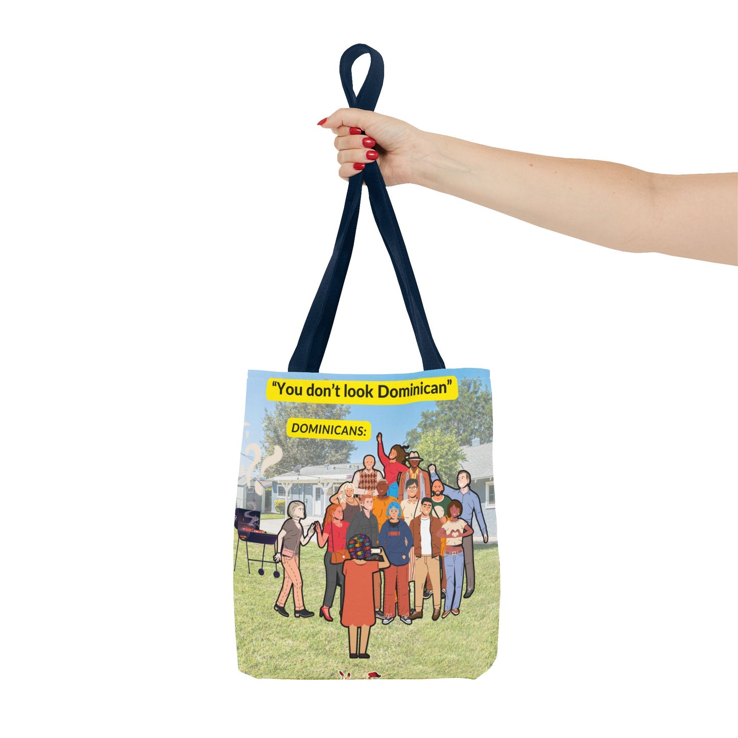 "You Don’t Look Dominican" – Tote Bag Celebrating Dominican Diversity