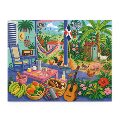 Cozy Dominican Campo Afternoon Puzzle (120 to 500 pcs)