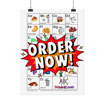 El ABC Dominicano – Physical Poster