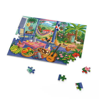 Cozy Dominican Campo Afternoon Puzzle (120 to 500 pcs)